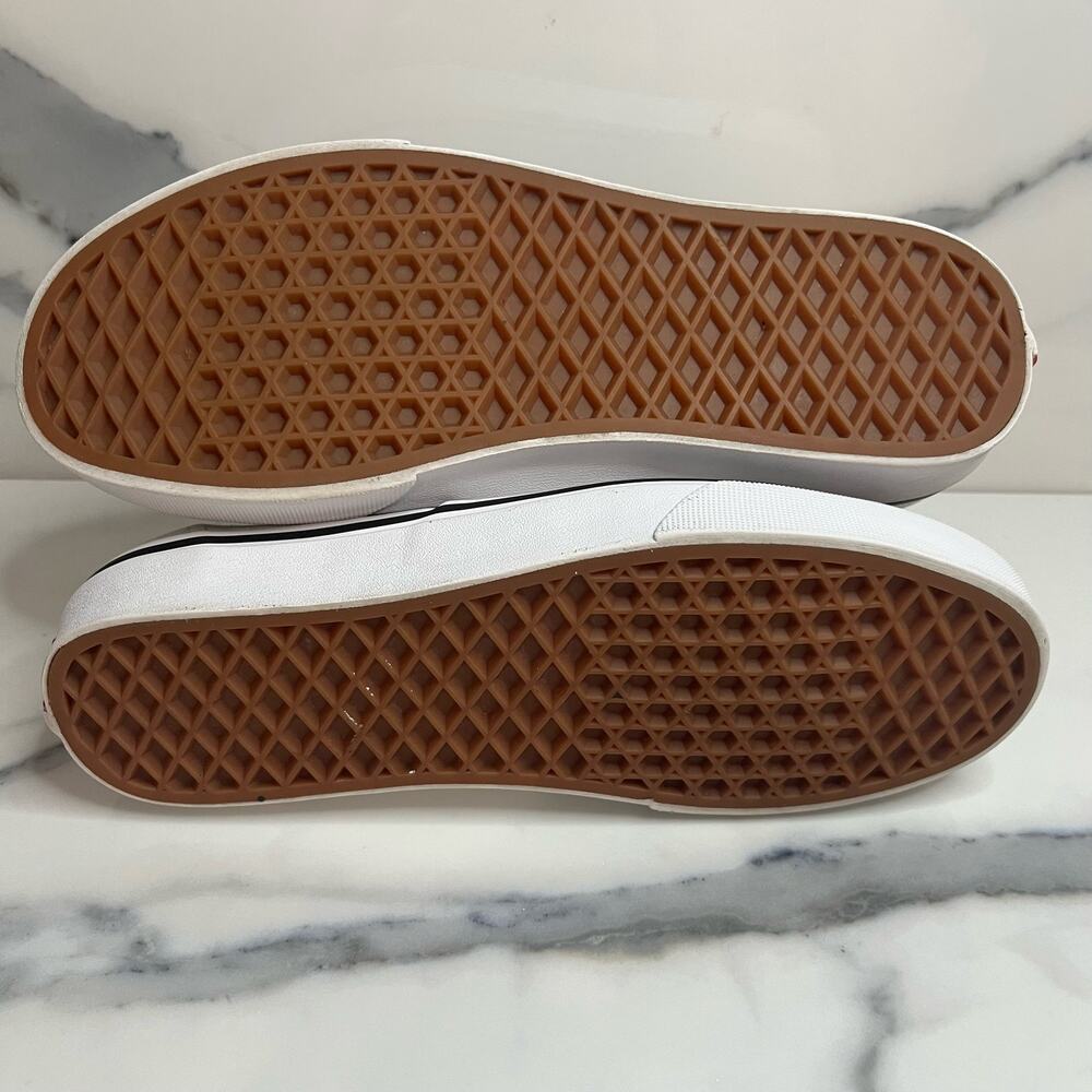 Vans | Classic Blue Canvas Off the Wall Skateboard Shoes Men Sz 6 Wm Sz 7.5 - Picture 8 of 8